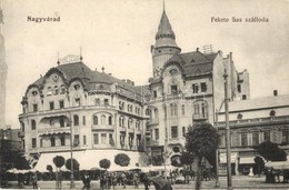 ** T2/T3 Nagyvárad, Oradea; Fekete Sas Szálloda, Gyógyszertár, Piac, üzletek / Hotel, Pharmacy, Market, Shops (EK) - Non Classificati