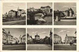 * T2/T3 Nagyvárad, Oradea; Kőrös Híd, Pannónai Szálloda, Hotel Fekete Sas / Bridge, Hotels (EK) - Non Classificati