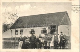 T2/T3 1915 Temesjenő, Margitfalva, Ianova; A. Reichert üzlete / Warenhaus / Shop (fl) - Non Classificati