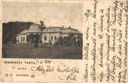 T2/T3 1914 Vetés, Vetis; Somoskeöy Tanya, Kastély. Reizer János Kiadása / Castle (fl) - Non Classificati