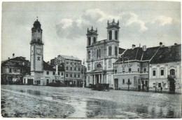 * T2/T3 Besztercebánya, Banská Bystrica; IV. Béla Király Tér, Schäffer J. József üzlete / Square, Shop (EK) (non PC) - Unclassified