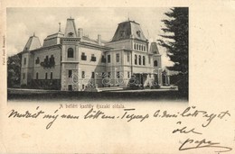 T2/T3 1903 Betlér, Betliar; Gróf Andrássy Géza Kastély északi Oldala / Schloss / Castle  (EK) - Non Classés