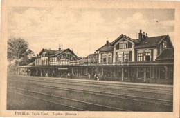 ** T2/T3 Hőlak-Trencsénteplic, Trencianska Teplá-Teplice; Stanica / Vasútállomás / Bahnhof / Railway Station (EK) - Non Classificati