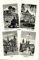 * T2/T3 Kassa, Kosice; Dóm, Premontrei Templom, Nemzeti Színház, Országzászló / Churches, Theatre, Hungarian Flag (EK) - Sin Clasificación