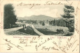 T2/T3 1899 Matlárháza, Tatranské Matliare (Tátra, Magas Tátra, Vysoké Tatry); Látkép, Szálloda, Nyaraló / General View,  - Non Classificati