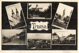 * T2 Nagyszombat, Tyrnau, Trnava; Szomolány Várrom, Templom, Stefánik Szobor, Masaryk és Hviezdoslavova Utca / Castle Of - Non Classificati