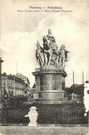 * T3 Pozsony, Pressburg, Bratislava; Mária Terézia Szobor, Savoy Szálló / Statue, Hotel (Rb) - Non Classificati