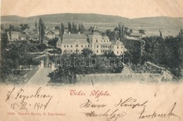 * T3 1900 Tőkésújfalu, Klátova Nová Ves; Haupt-Stummer-kastély. Platzko Gyula Kiadása / Castle (Rb) - Non Classificati