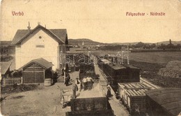 T2/T3 1909 Verbó, Vrbové; Vasútállomás, Tehervonatok. W.L. Bp. 5731. Kiadja Kabát Rudolf / Nadrazie / Bahnhof / Railway  - Non Classificati