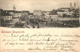 T2 1899 Ungvár, Uzshorod, Uzhorod; Híd. Szenczer Henrik Kiadása / Bridge - Non Classés