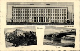 T2 Ungvár, Volt Országház, Vár, új Híd / Old Parliament, Castle, Bridge - Non Classés