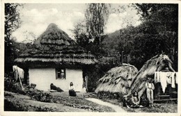 T2/T3 1939 Volóc, Volovec; Kárpátaljai Ház, Folklór / Podkarpatska Rus / Transcarpathian Folklore - Non Classés