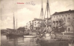 T2/T3 Crikvenica, Cirkvenica; Kikötő Hajókkal / Port With Ships (EK) - Non Classés