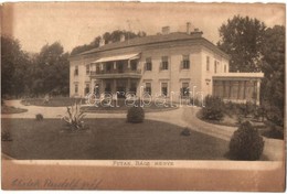 T2/T3 1909 Futak, Futtak, Futog; Hadik Kastély / Schloss / Castle + 'Kir. Fővámhivatal Zimony Vámkezeltetett' Bélyeg - Zonder Classificatie