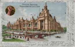 T2/T3 1904 Saint Louis, St. Louis; World's Fair, Palace Of Electricity. Samuel Cupples Silver Litho Art Postcard S: H. W - Ohne Zuordnung