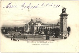 T2/T3 1900 Paris, Exposition Universelle, Vers Le Petit Palais / Palace - Sin Clasificación