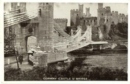 ** T2/T3 Conwy, Conway Castle And Bridge - Ohne Zuordnung
