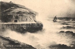 T2/T3 Swanage, Caves At Swanage, Rough Sea (EK) - Non Classés