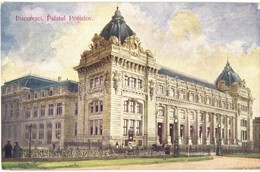 ** T2/T3 Bucharest, Bukarest, Bucuresti; Palatul Postelor / Post Office (EK) - Zonder Classificatie
