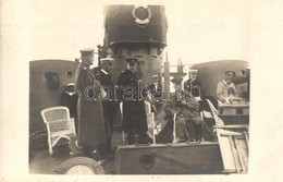 * T2 1917 Az SMS 'Temes' Monitor Tisztikara A Fedélzeten; Dunaflottilla / K.u.K. Kriegsmarine Donauflottille / WWI Austr - Non Classés