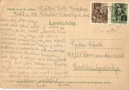 T2/T3 1943 Vértesi Lola Levele Férjének Vértesi László Zsidó 101/81. M. Század KMSZ-nek (közérdekű Munkaszolgálatos) A S - Zonder Classificatie