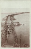 ** Osztrák-magyar Katonai Pontonhíd (hajóhíd) A Dunán / WWI Austro-Hungarian Military, Pontoon Bridge Over The Danube -  - Sin Clasificación