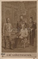 ** T2 A Hű Szövetségesek / WWI Leaders Of The Central Powers: Wilhelm II, Franz Joseph, Mehmed V, Ferdinand I Of Bulgari - Unclassified