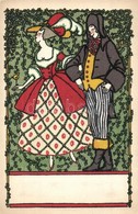 ** T1/T2 Baroque Couple. Wiener Werkstätte No. 799. S: Fritzi Löw - Ohne Zuordnung