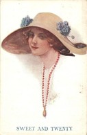 T2 Sweet And Twenty, Lady With Hat, E.J. Hay & Co., The Beauty Series 189. S: T. Gilson - Ohne Zuordnung