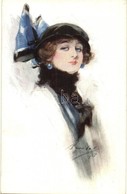 ** T2 Lady With Hat, NH 15464. Signed By Artist - Ohne Zuordnung