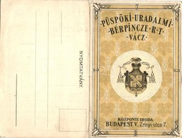 ** T2/T3 Püspöki Uradalmi Bérpince Rt. Vác. Központi Iroda Budapest, Zrínyi Utca 7. Kinyitható Képeslap Belül Nagybani B - Ohne Zuordnung