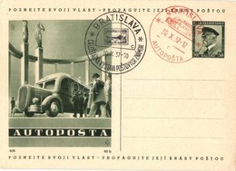 * T2 Autoposta. Poznejte Svoji Vlast - Propagujte Jeji Krasy Postou / Czechoslovakian Post Automobile + '1937 BRATISLAVA - Ohne Zuordnung