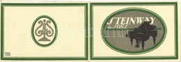 ** T2 Steinway & Sons Pianohaus / Piano Shop Advertising Folding Card (non PC) - Ohne Zuordnung