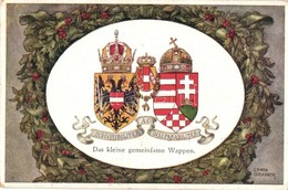 ** T2/T3 Indivisibiliter AC Inseparabiliter / Das Kleine Gemeinsame Wappen / The Small Common Coat Of Arms Of Austria-Hu - Ohne Zuordnung