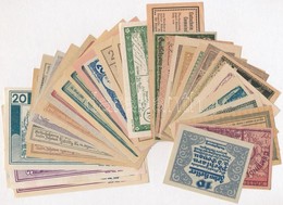 Ausztria 1920-1921. 30db-os Papír Szükségpénz Tétel T:I,I- Austria 1920-1921. 30pcs Of Paper Necessity Notes C:UNC,AU - Ohne Zuordnung