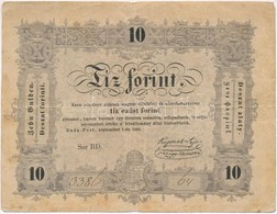 1848. 10Ft 'Kossuth Bankó' T:III - Non Classés