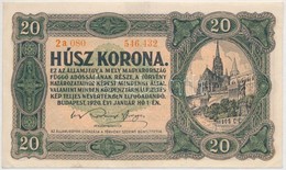 1920. 20K Sorszámok Közt Pont T:II - Non Classés