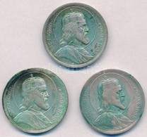 1938. 5P Ag 'Szent István' (3x) T:2 Kis Ph., Erős Patina - Non Classificati