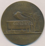 Murányi Gyula (1881-1920)1911. 'II. Országos Husipari Kiállítás Budapest' Br Emlékérem (62,5mm) T:2,2- - Non Classés