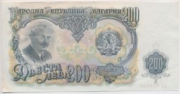 Bulgária 1951. 200L T:I-,II 
Bulgaria 1951. 200 Leva C:AU,XF - Ohne Zuordnung