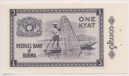 Burma 1965. 1K T:II Tűly., Hajtatlan
Burma 1965. 1 Kyat C:XF Needle Holes, Unfolded
Krause 52 - Ohne Zuordnung