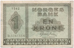 Norvégia 1942. 1K T:III
Norvegia 1942. 1 Krone C:F
Krause 15a - Non Classés