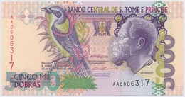 Sao Tomé és Principé 1996. 5000D T:I
Saint Thomas & Prince 1996. 5000 Dobras C:UNC - Sin Clasificación