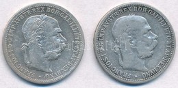 Ausztria 1893. 1K Ag 'Ferenc József' + 1901. 1K Ag 'Ferenc József' T:2,2-
Austria 1893. 1 Corona Ag 'Franz Joseph' + 190 - Non Classés