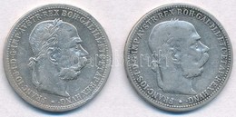 Ausztria 1893. 1K Ag 'Ferenc József' + 1901. 1K Ag 'Ferenc József' T:2,2-
Austria 1893. 1 Corona Ag 'Franz Joseph' + 190 - Non Classificati