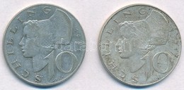 Ausztria 1958-1971. 10Sch Ag (2xklf) T:2
Austria 1958-1971. 10 Schilling Ag (2xdiff) C:XF - Non Classés