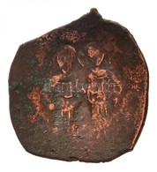 Bizánci Birodalom XII-XIII. Század AE Trachy (2,87g) T:2-,3 Patina
Byzantine Empire XIIth-XIIIth Century AE Trachy (2,87 - Non Classés