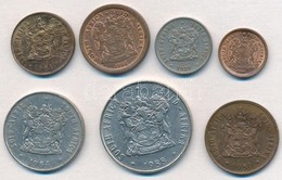 Dél-Afrika 1974-1990. 1c-50c (7xklf) T:2,2-
South Africa 1974-1990. 1 Cent - 50 Cents (7xklf) C:XF,VF - Non Classés