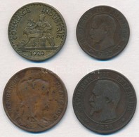 Franciaország 1855B 5c Br  'III. Napóleon' + 1856K 10c Br 'III. Napóleon' + 1913. 10c Br + 1923. 2Fr Al-Br T:2-3
France  - Non Classés