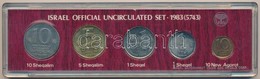 Izrael 1983. 10a-10Sh (5xklf) Forgalmi Sor Dísztokban T:1-
Israel 1983. 10 Agorot - 10 Shequalim (5xdiff) Coin Set In Ca - Non Classificati